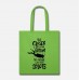 Closer To The Bottom Scuba Diver Diving Lime Green Tote Bag